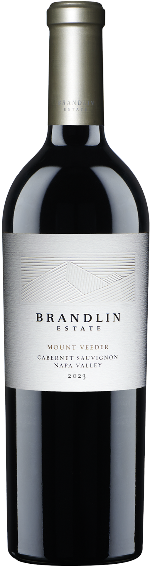 2023 Cabernet Sauvignon bottle with 'Brandlin Estate' label on a white background