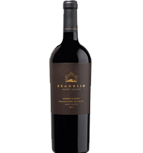 A bottle of 2011 Brandlin Estate Henry's Keep Red Wine 1.5L with a dark label and black cap set against a light background.