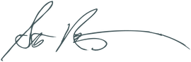A black, cursive-style signature with large, sweeping loops, written on a light gray background. The exact name is not legible.
